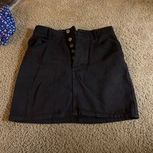 brandy melville jean skirt
